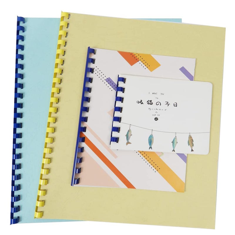 Rayson CR-12-100-M Plastic Binding Combs 1/2in. 21-Ring, 90-Sheet Capacity, Colorful Comb Binding Spines, Max. Binding A4 Size Paper (8.3"Ã—11.7"), Box of 100 - Image 4